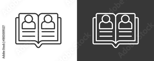Alumni Icon Set Vector Collection Isolated In Black And White