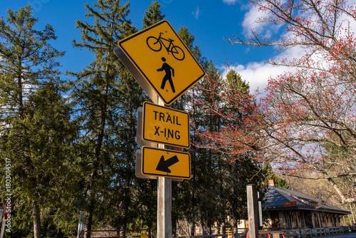 Trail Crossing Sign