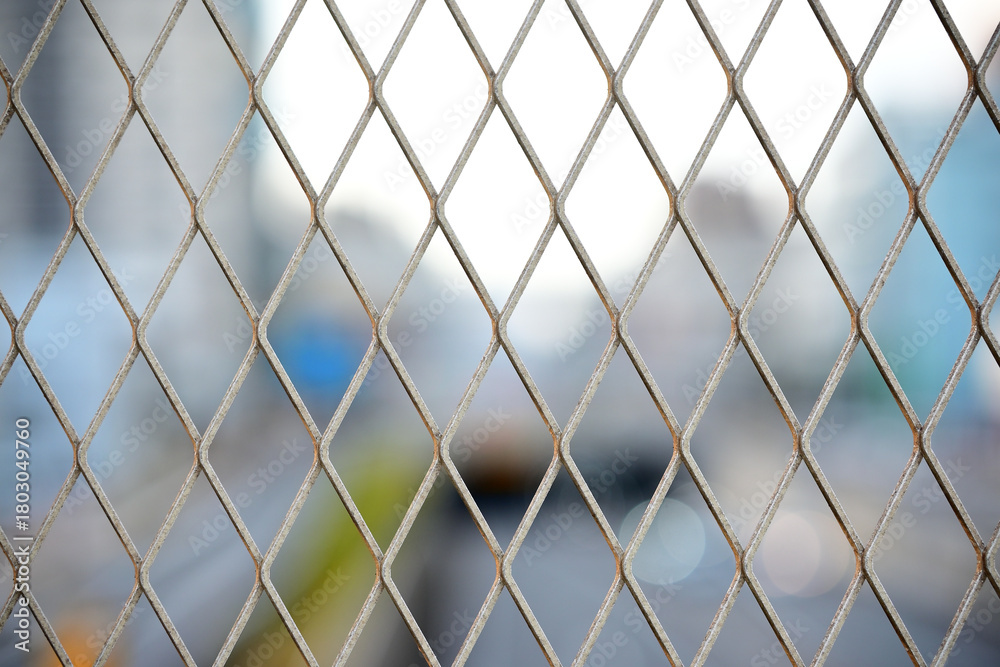 Fototapeta premium 金網フェンス