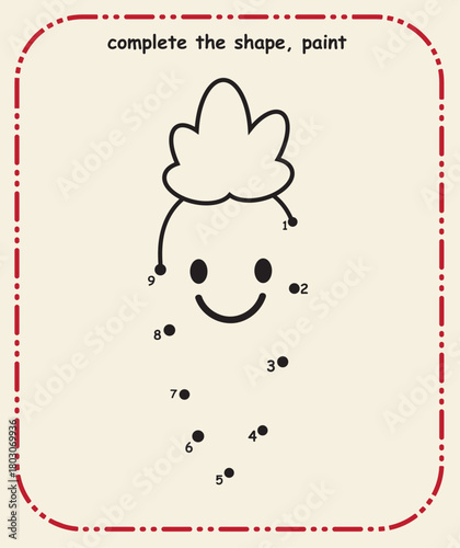Simple Line Tracing Sheet for Kids  Prewriting and Fine Motor Practice, Complete the line