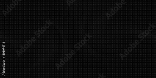 Black gray satin dark fabric texture luxurious shiny that is abstract silk cloth panorama background with patterns soft waves blur beautiful.