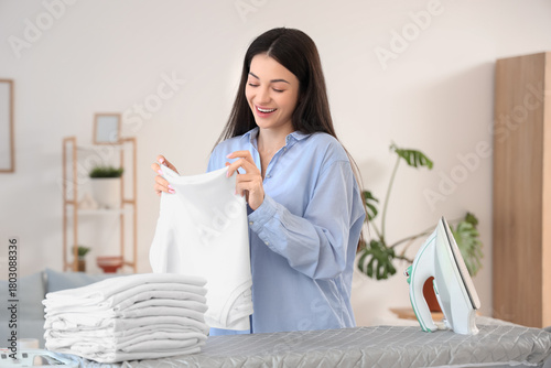 Beautiful young happy woman...