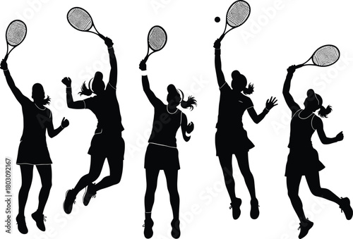 Collection of men silhouettes, including a cameraman, smiling professional, presenter with marker, and businessman using smartphone, for media production.