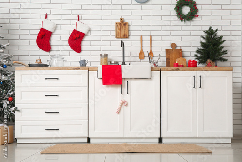 Interior of kitchen with Ch...