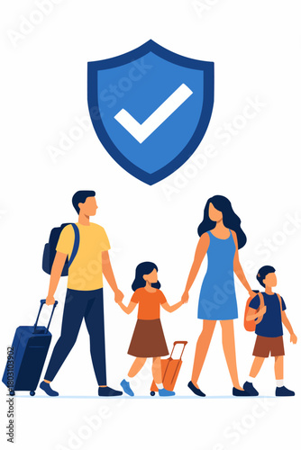 Refugee Rights Protection Vector