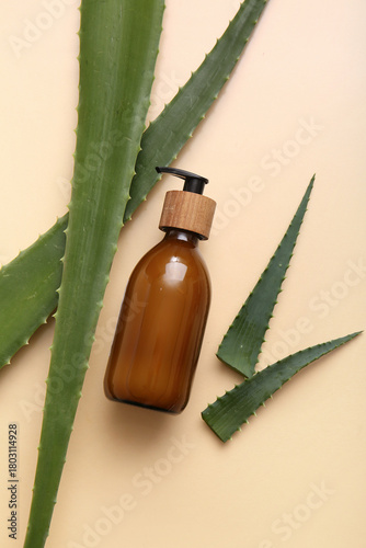 Bottle of cosmetic product ...