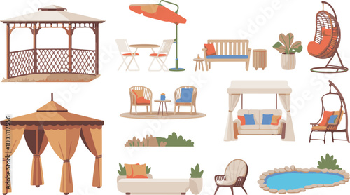 set of furniture for your design