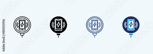 magnetic charger Multiple Style Icon Collection
