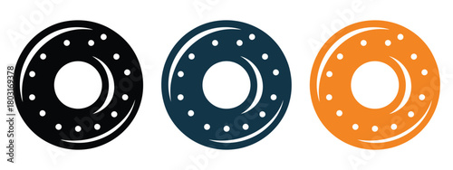 Bagel Logo and Sandwich Vector – Bagel Symbol Illustration, Bakery Product Graphic, Breakfast Food Icon, Flat Design, Café Branding, Snack Vector Artwork