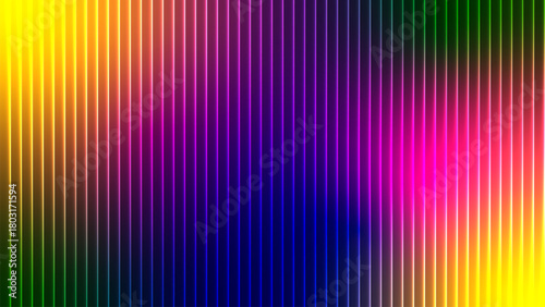 Vibrant vertical stripes of yellow purple pink and green create a colorful abstract background