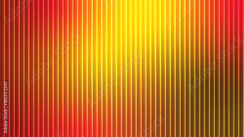 Abstract vertical stripes of warm red orange and yellow hues creating a vibrant gradient background