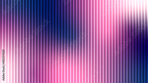 Abstract vertical stripes with blurry purple pink and blue gradient background