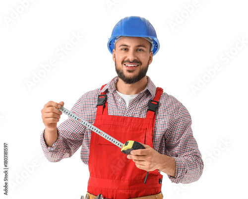 Young male construction wor...
