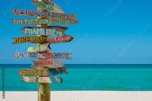 Schilderij op canvas Key West Florida