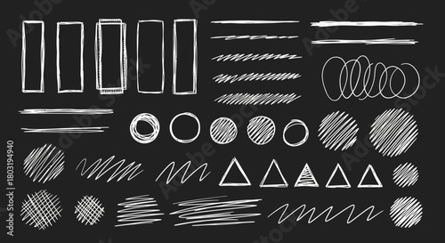Hand-Drawn Scribbles and Doodle Collection for Creative Design