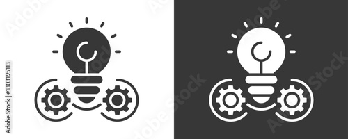 Artificial Intelligence Icon Set Vector Collection Isolated In Black And White