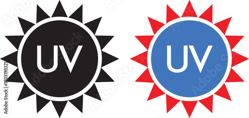UV index sun symbol