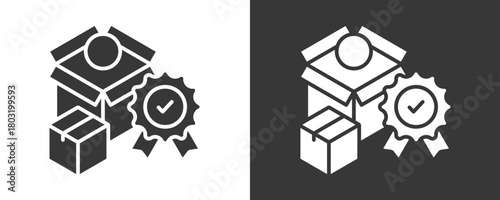 Product Quality Icon Set Vector Collection Isolated In Black And White