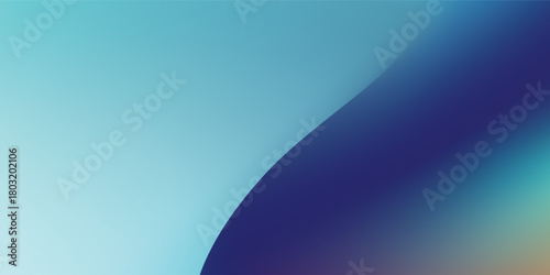 Abstract Gradient of Blue and Teal Colors with Smooth Transitions.
