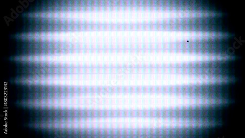 Retro flickering TV screen