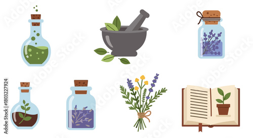 Herbal Medicine and Natural Remedies Collection.