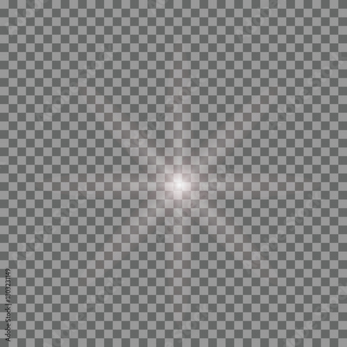 lighting effect and transparent background 