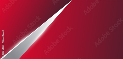 Vibrant Red Corporate Background  Elegant Presentation Template