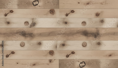 Seamless Wood Grain Texture with Authentic Knots and Natural Imperfections, Evoking Warmth and Timeless Craftsmanship Rustic Pine Wood Planks Grain For Background.
