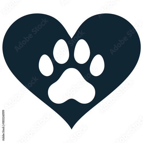 Pet Friendly Icon Vector Ideal for hotel, property, business, and travel graphics indicating accommodation or facilities suitable for animals.