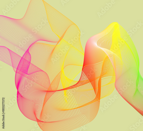 Abstract wave background. Element for design. Digital frequency track equalizer.