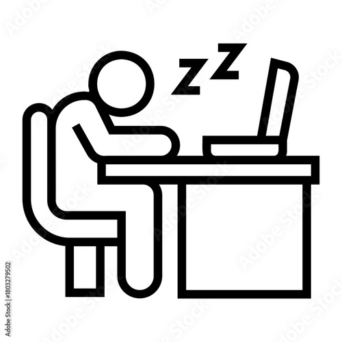 office employees Line Icon