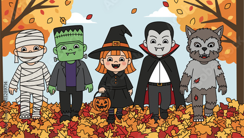 Family Roasting Marshmallows at Campfire Under Starry Night Sky