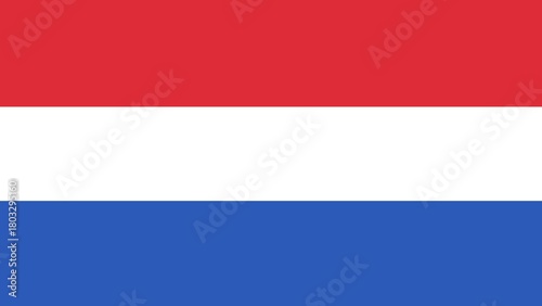 Free Download Netherlands national flag, red white and blue stripes - GFXLoad