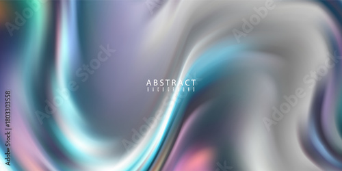 Vibrant Abstract Color Gradient With Fluid Swirl And Iridescent Light Effects For Digital Design Imagery.vector eps10