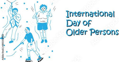Active seniors embracing life's adventures with joy, celebrating International Day of Older Persons on October 1st