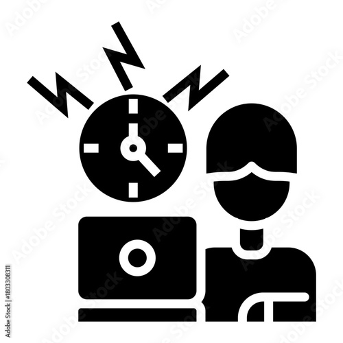 office employees Solid icon