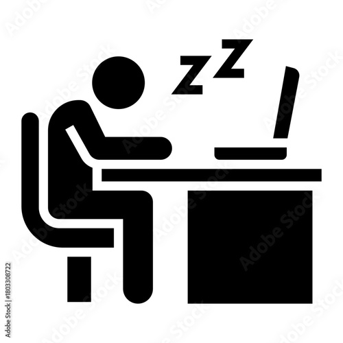 office employees Solid icon