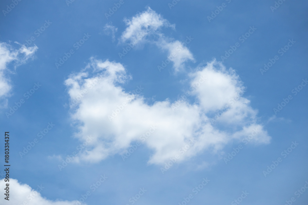Obraz premium beautiful blue sky with clouds background