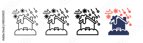 Blizzard multi outline icon