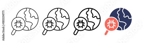 Pandemic multi outline icon