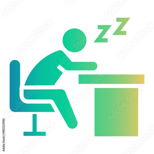 office employees Gradient icon