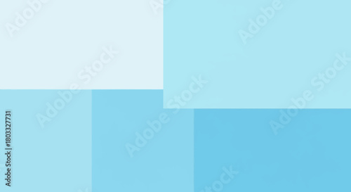 Abstract geometric background in cool blue tones with soft gradients and clean lines