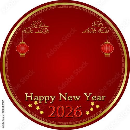 New Year Festival, Greeting Card, Bless, 
Happiness, Celebrate, Send Happiness