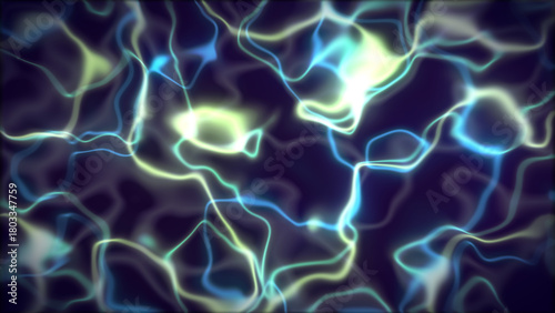 Abstract Background with Flowing Light Streaks - Modern Design