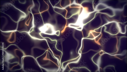 Abstract Flowing Light Streaks with Dynamic, Energetic and Vibrant Background