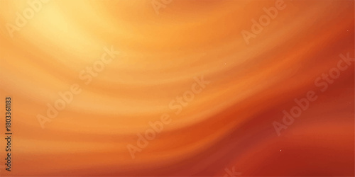 Abstract orange and red background with a soft, smooth satin silk texture and golden, flowing wave patterns for wallpaper design