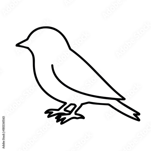 Vector a young boy with a backpack walking and thinking with a thought bubble above his head drawn