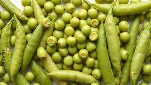 green peans in pea pod png. fresh green beans full of vitamins isolated. green pea pod top view flat lay isolated. healthy beans for vegan vegetarian summer eating isolated