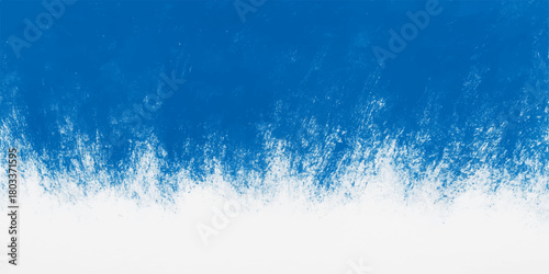 Abstract blue winter background with snowflakes