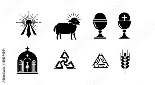 Sacred Symbols A Collection of Spiritual and Religious Icons for Design Projects